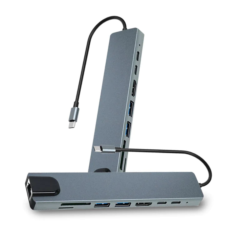 8-in-1 USB-C Docking Station with HDMI & VGA