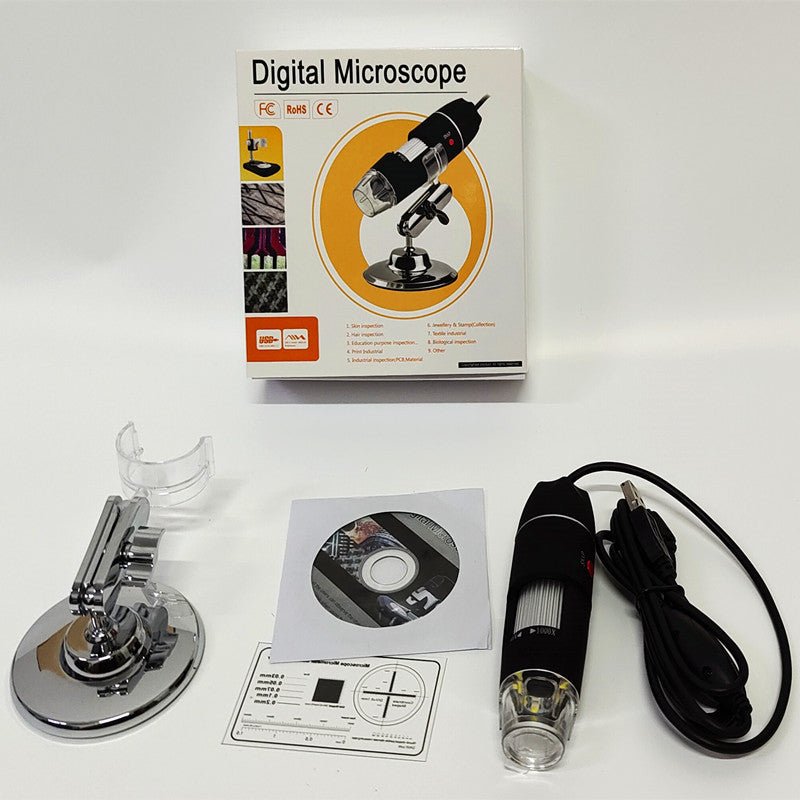 High-Definition Digital Microscope (Up to 1000X Magnification)