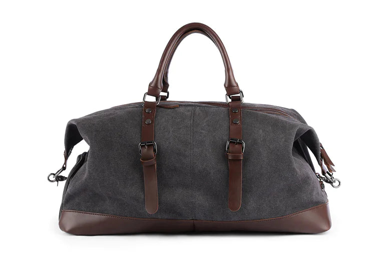 Vintage Canvas Tote Bag for Men's Travel (Large Capacity)