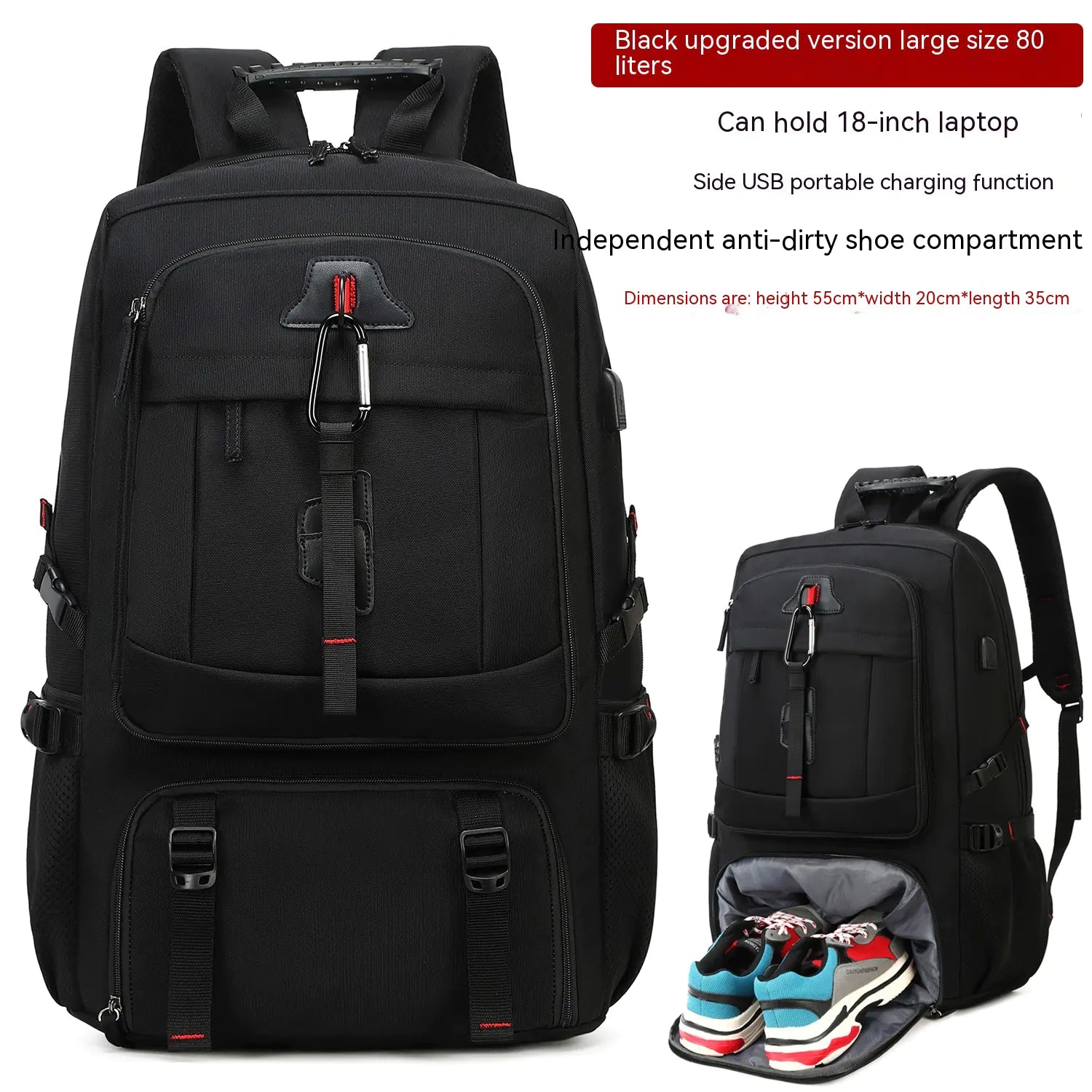 Large Capacity Men's Business Travel Backpack