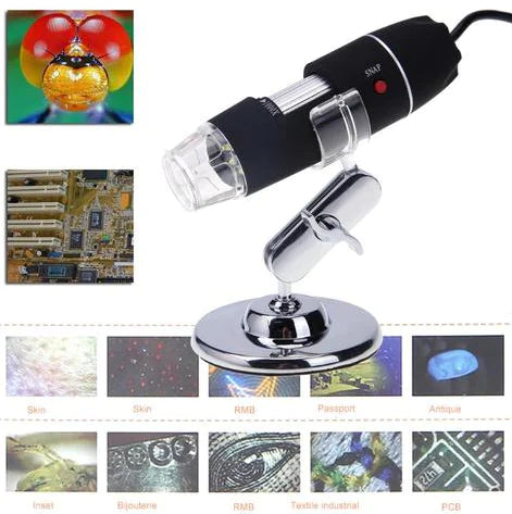 High-Definition Digital Microscope (Up to 1000X Magnification)
