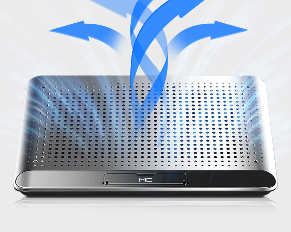 Nox Q5 Laptop Cooling Pad with Aluminum Base