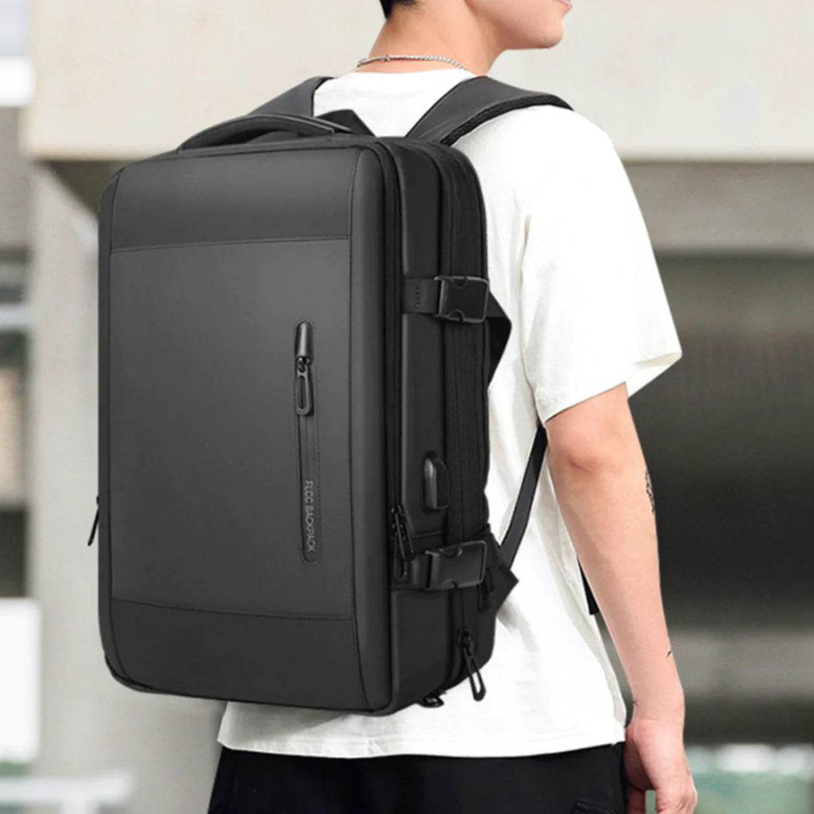 Expandable Waterproof Business Laptop Backpack