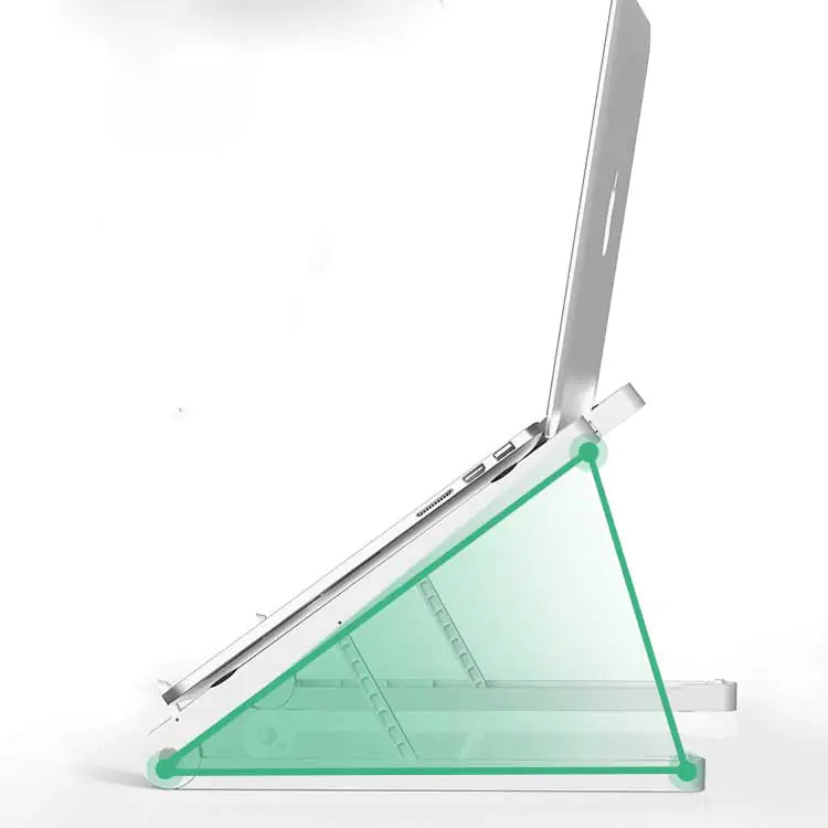 Laptop Stand with Adjustable Height and Cooling Feature